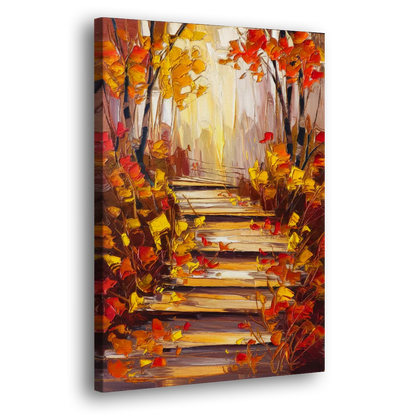 Madison Arboretum Trails - Canvas Print Art Sides
