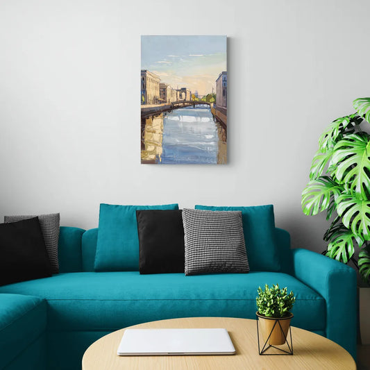 Providence Urban Landscape - Canvas Wall Art Living Room