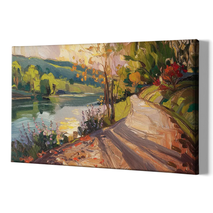 Riverside Nature Trails - Canvas Print Art Sides