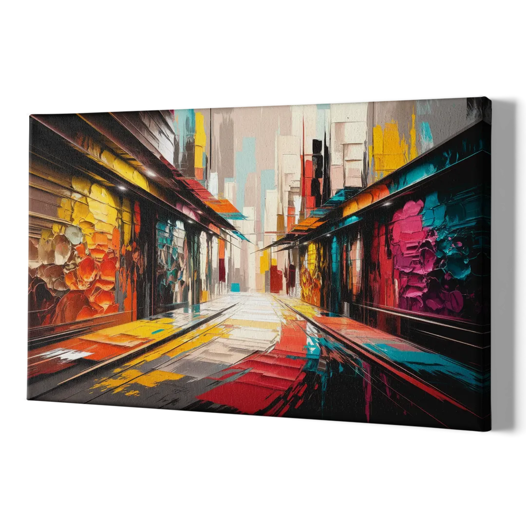 Ashland Street Art Vibes - Canvas Print Art Sides