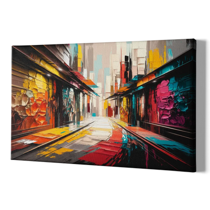 Ashland Street Art Vibes - Canvas Print Art Sides
