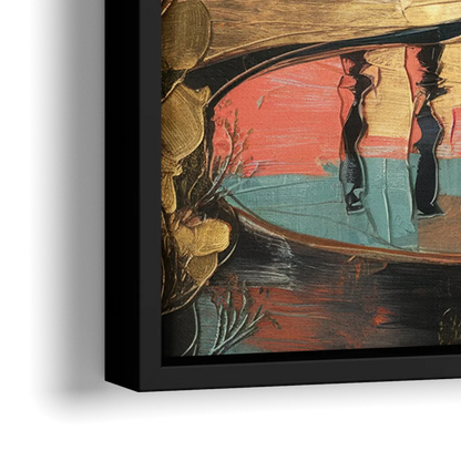 Birmingham Historic Landmarks - Close-Up Black Frame Canvas