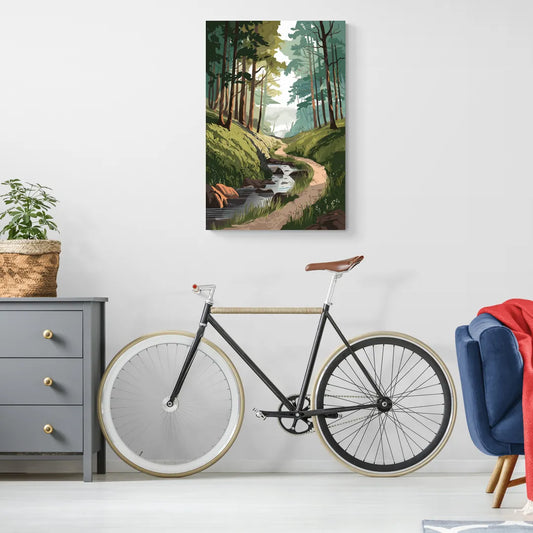 Franklin Nature Trails - Canvas Wall Art Living Room