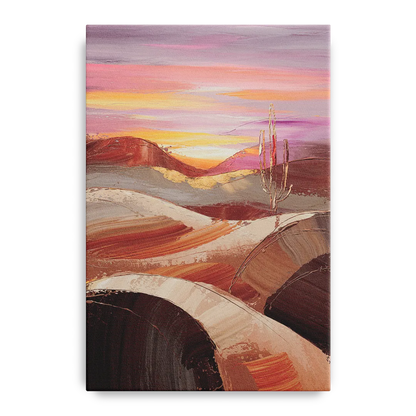 Santa Fe Desert Sunrise - Canvas Wall Art