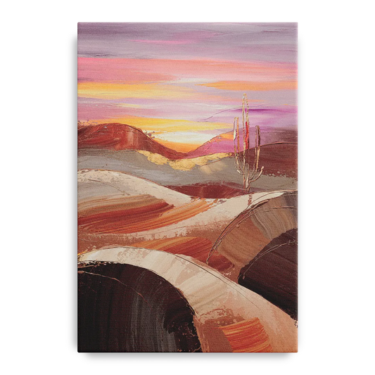 Santa Fe Desert Sunrise - Canvas Wall Art