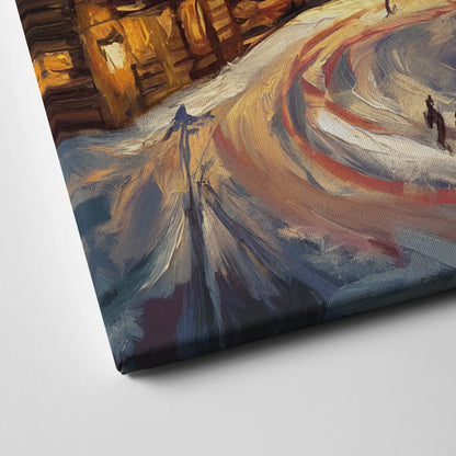 Park City Sunset Glow Canvas Close Up