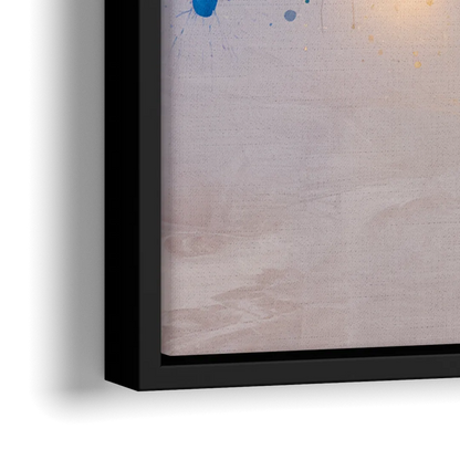 Washington Cityscapes - Close-Up Black Frame Canvas