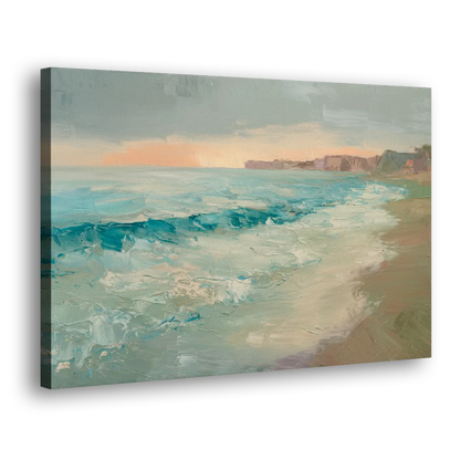 La Jolla Seaside Charm - Canvas Print Art Sides