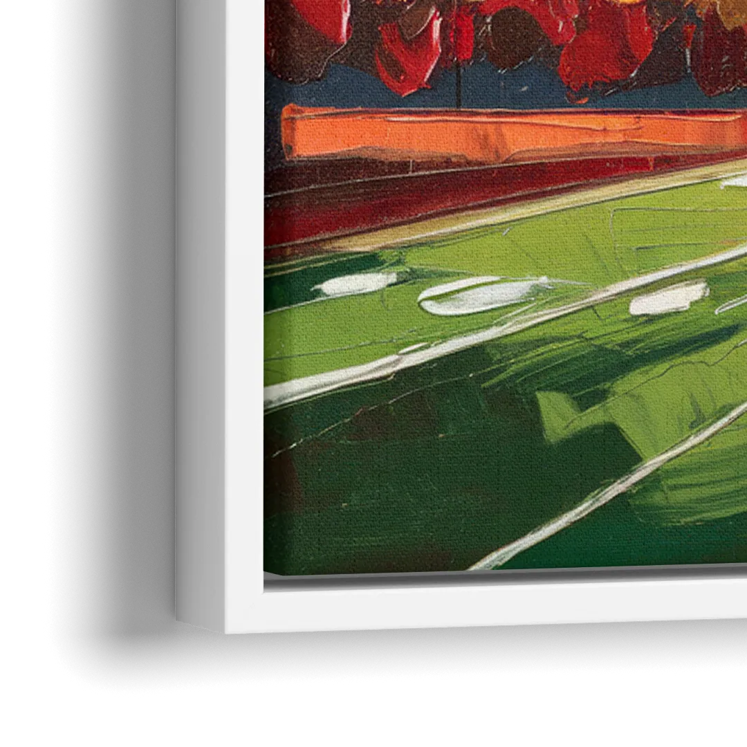 Lubbock Classic Red Raiders - Close-Up White Frame Canvas