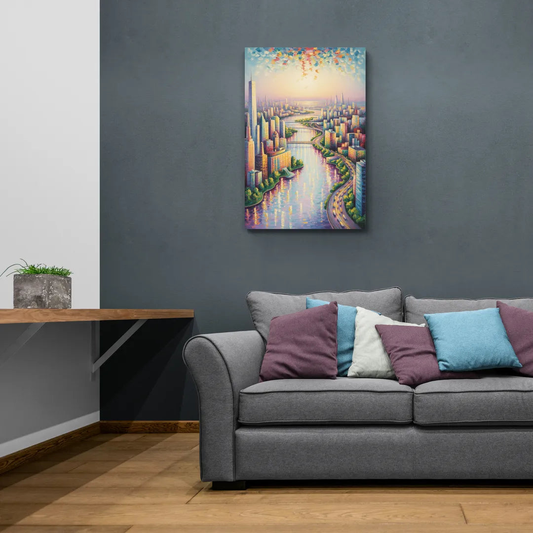 Skylon Tower View - Canvas Wall Art Living Room