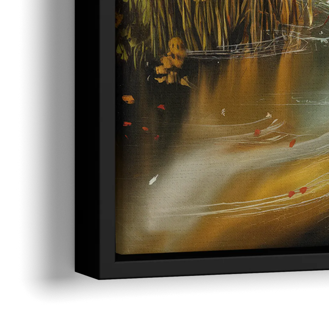 Ashland Wildlife Sanctuary - Close-Up Black Frame Canvas