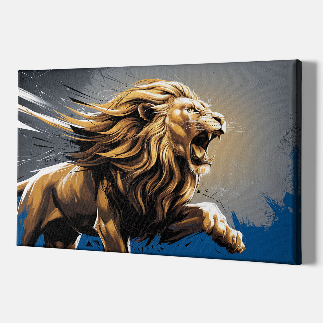 Detroit Lions Pride - Canvas Wall Art Indoor