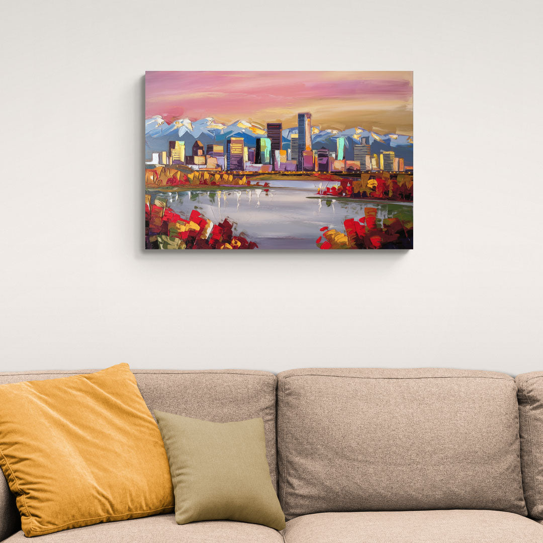 Denver Art Museum Highlights - Canvas Wall Art Living Room