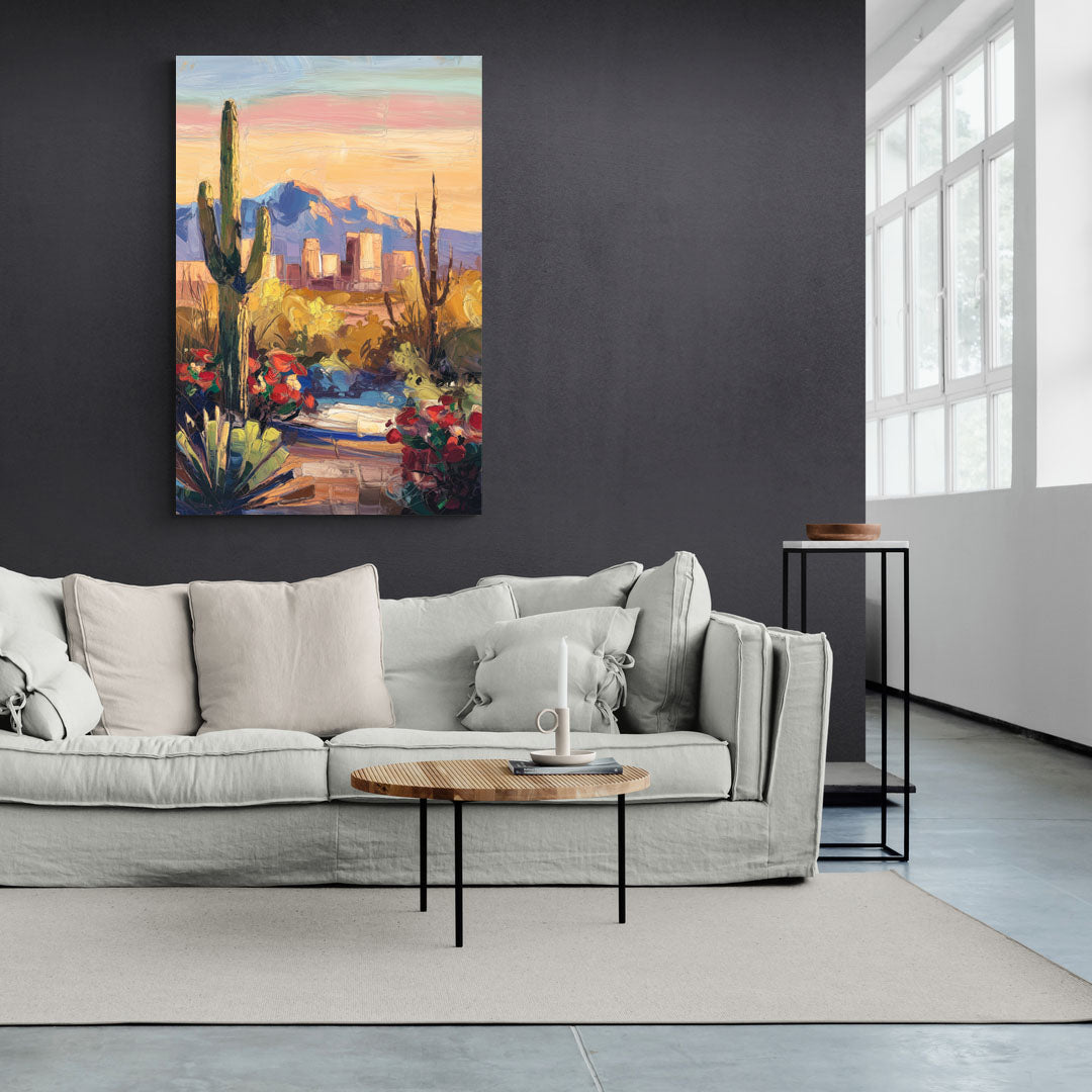 Tucson Arizona Pride - Canvas Wall Art Living Room