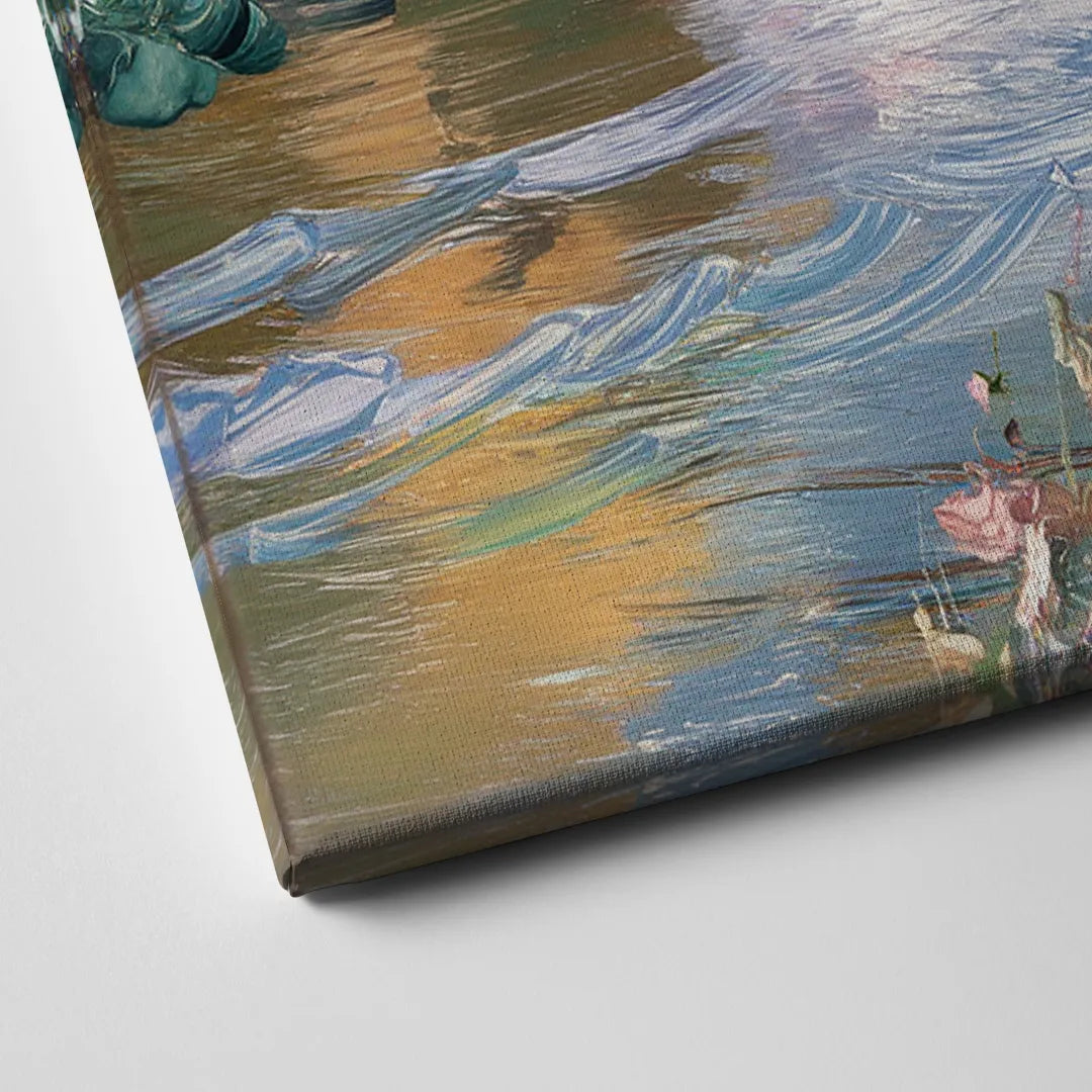 Riverside Artistic Riverfront Canvas Close Up