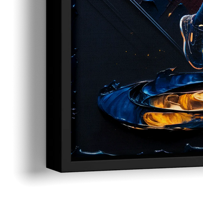 Denver Nuggets Team Spirit - Close-Up Black Frame Canvas