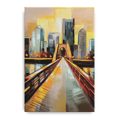 Pittsburgh City of Bridges - Canvas Wall Art