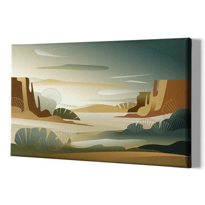 Scottsdale Sonoran Serenity - Canvas Print Art Sides