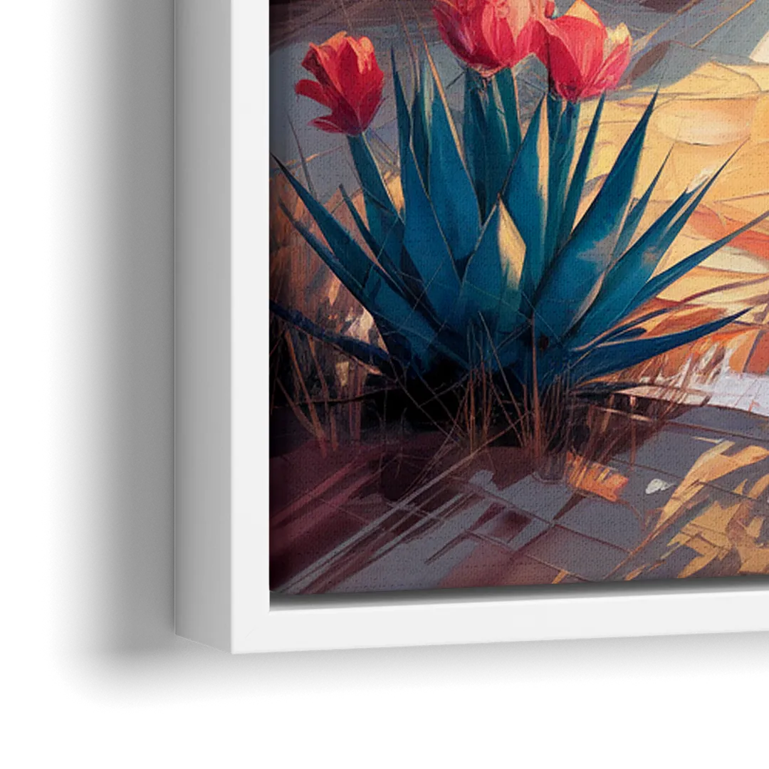 El Paso Cultural Heritage - Close-Up White Frame Canvas