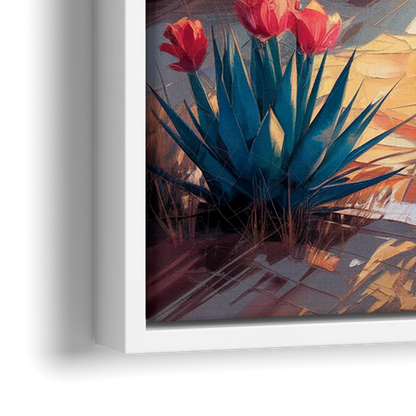 El Paso Cultural Heritage - Close-Up White Frame Canvas