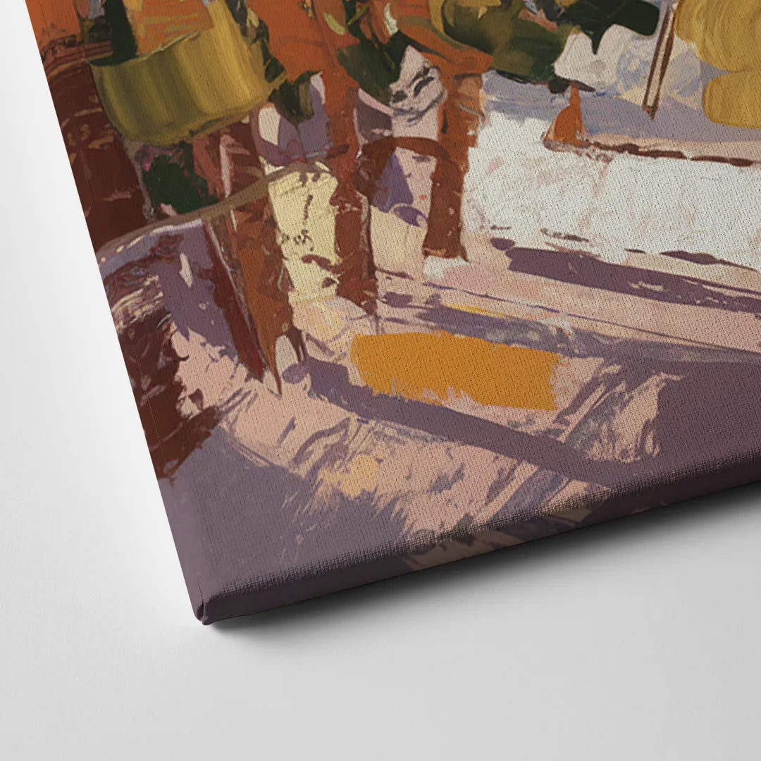 Scottsdale Spring Training Scene Canvas Close Up