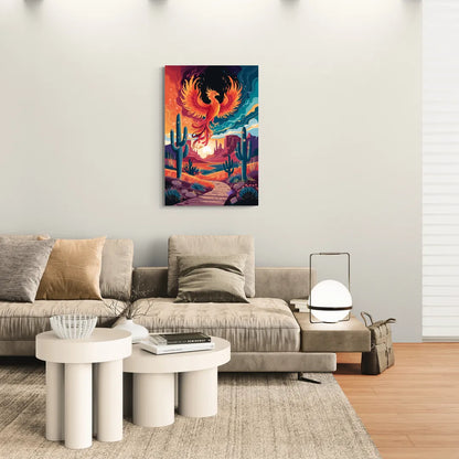 Phoenix Desert Landscape - Canvas Wall Art Living Room