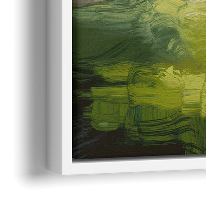 Ontario Forest Vibes - Close-Up White Frame Canvas