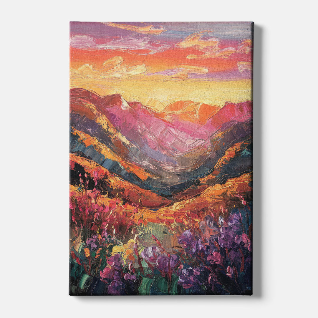 Vail Sunset Glow - Canvas Wall Art