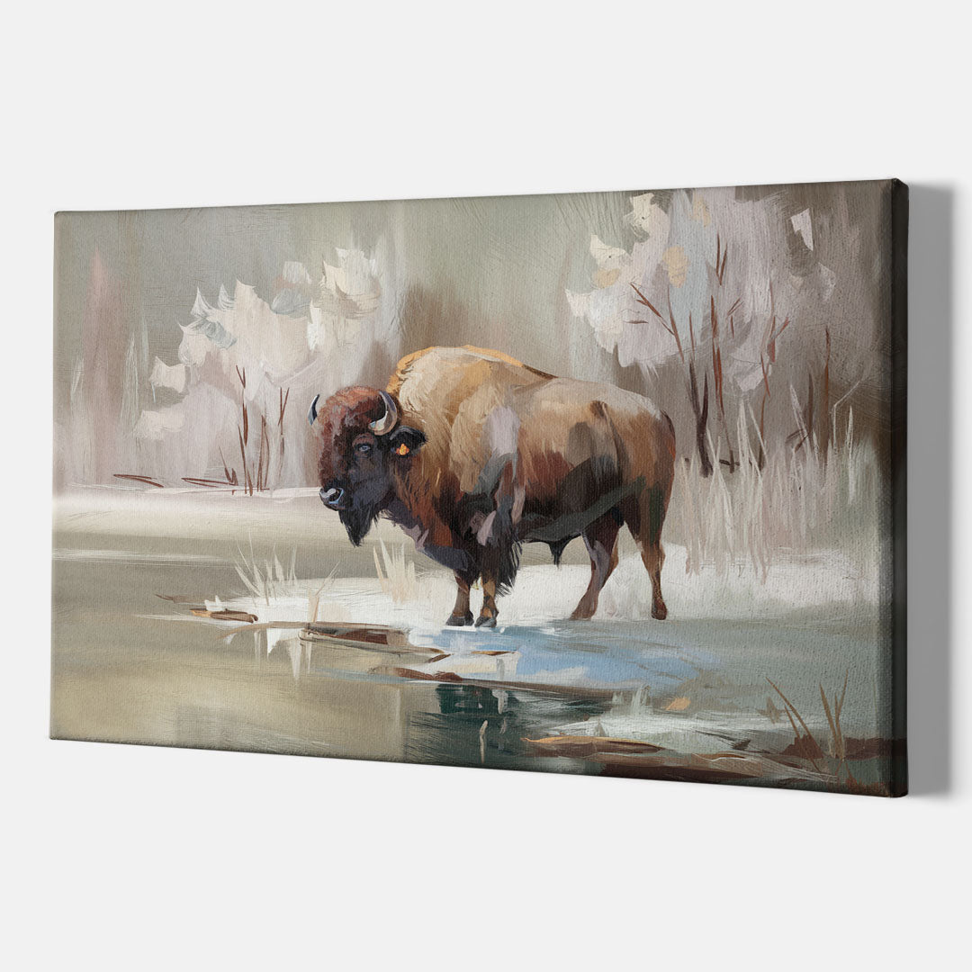 Buffalo Waterfront Serenity - Canvas Wall Art Indoor