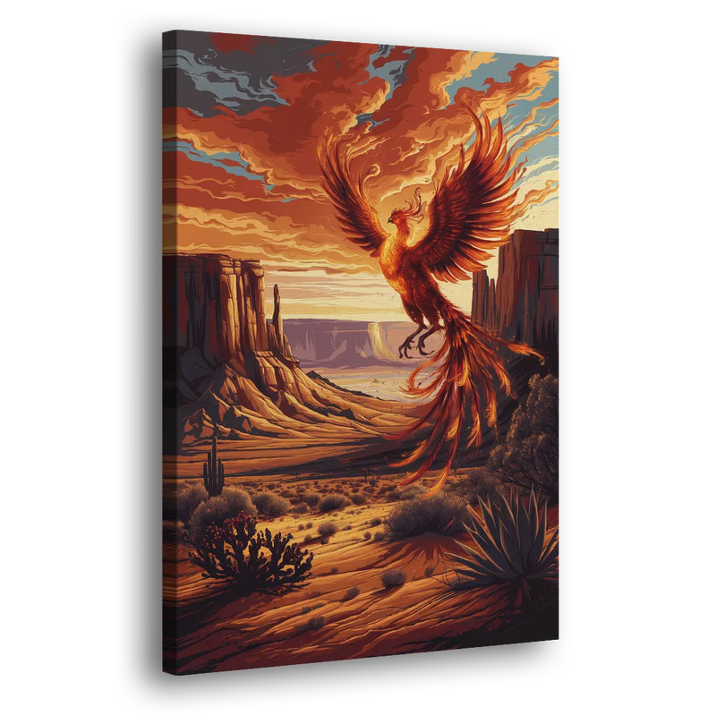 Phoenix Southwest Charm - Canvas Print Art Sides