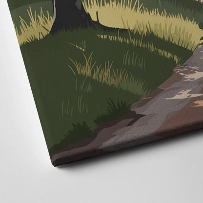 Sitka Forest Serenity Canvas Close Up