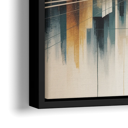 Yonge Dundas Square - Close-Up Black Frame Canvas