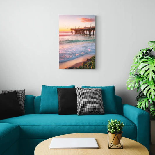 San Diego Pacific Beach Vibes - Canvas Wall Art Living Room
