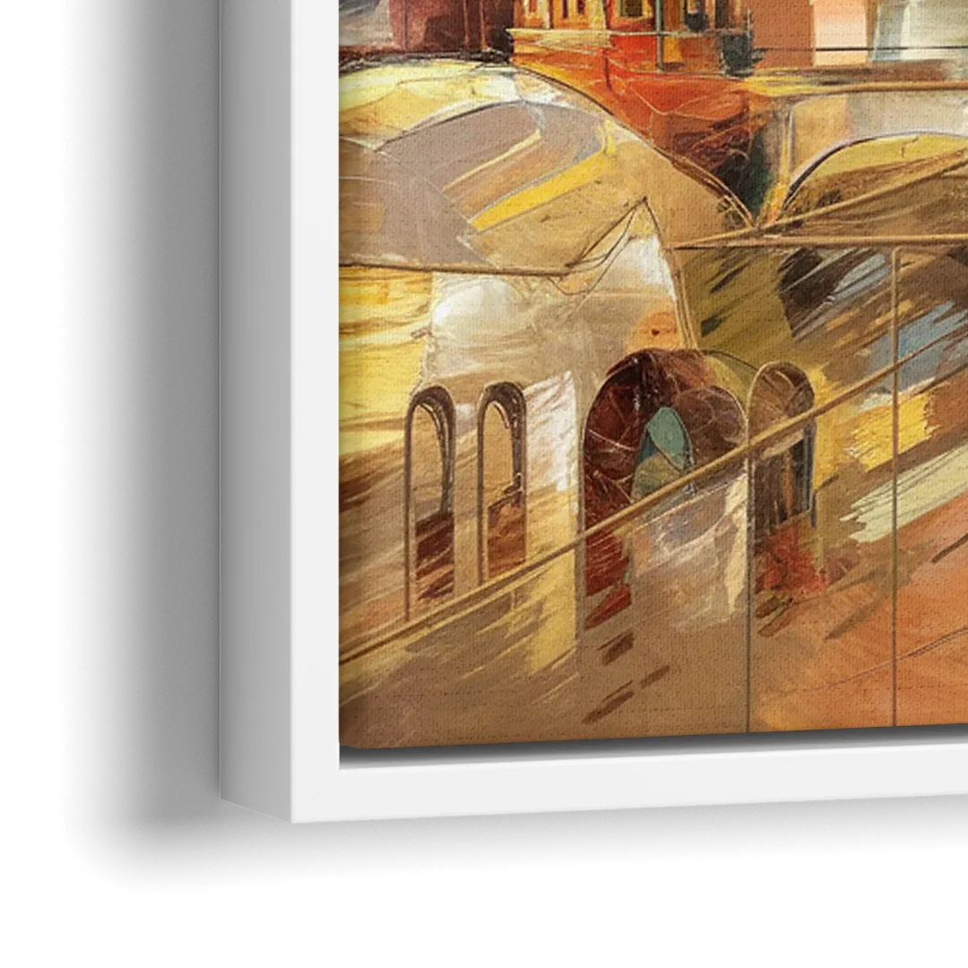 San Jose Historic Landmarks - Close-Up White Frame Canvas