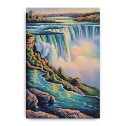 Niagara Falls Water Mist - Canvas Wall Art