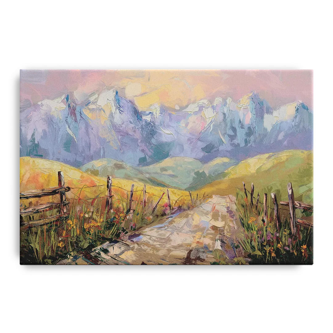 Bozeman Mountain Views - Canvas Wall Art