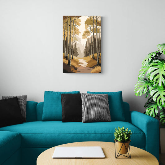 Aspen Dreamy Forest - Canvas Wall Art Living Room