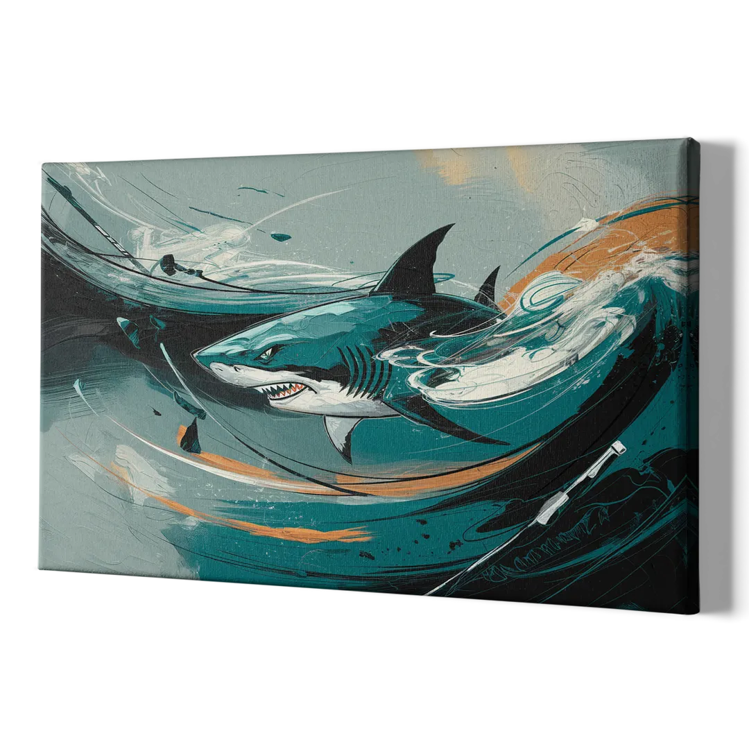 San Jose Sharks Pride - Canvas Print Art Sides