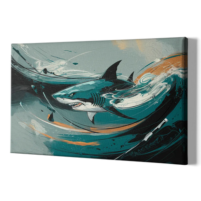 San Jose Sharks Pride - Canvas Print Art Sides