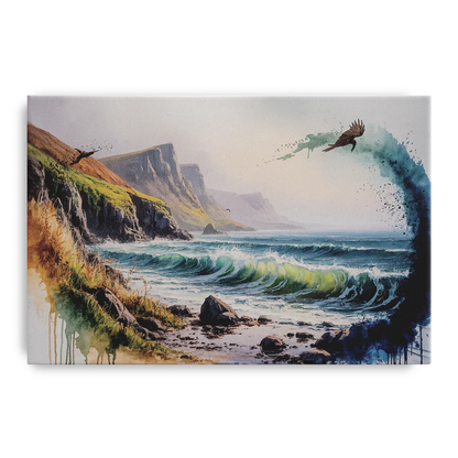 Celtic Coastline - Canvas Wall Art