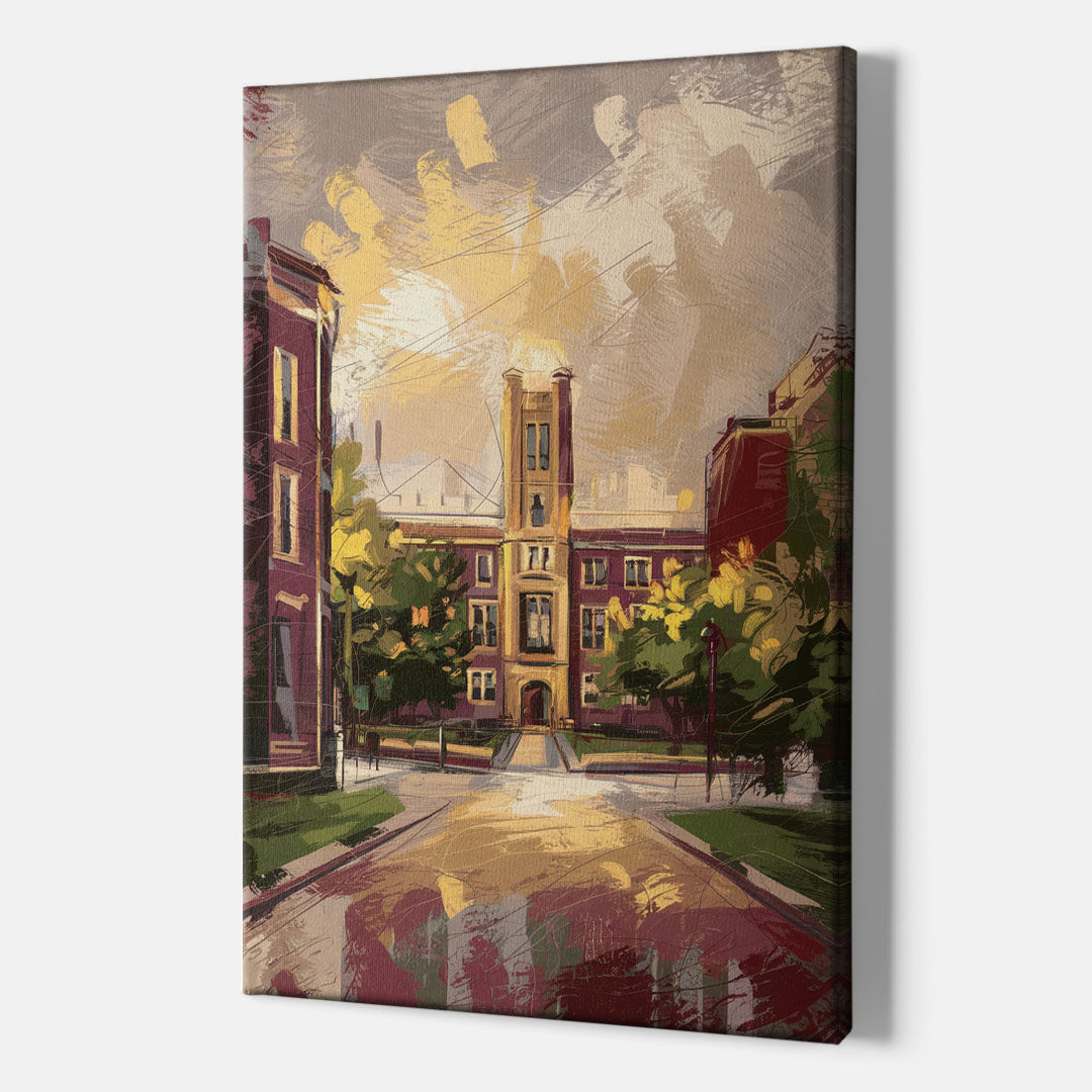 Boston College Eagles Spirit - Canvas Wall Art Indoor