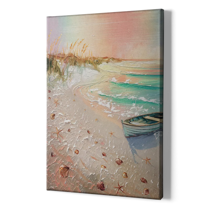 Virginia Beach Nautical Charm - Canvas Print Art Sides