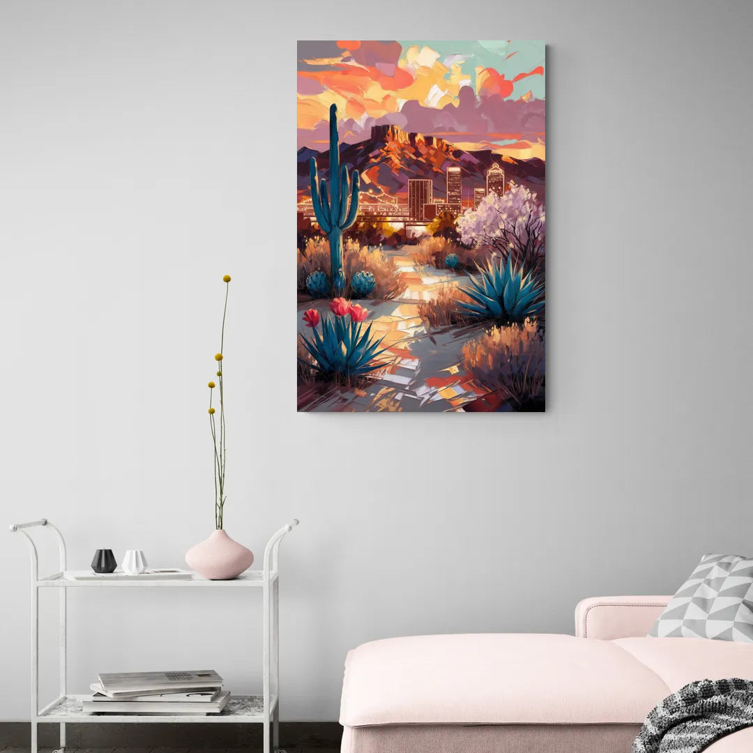 El Paso Cultural Heritage - Canvas Wall Art Living Room