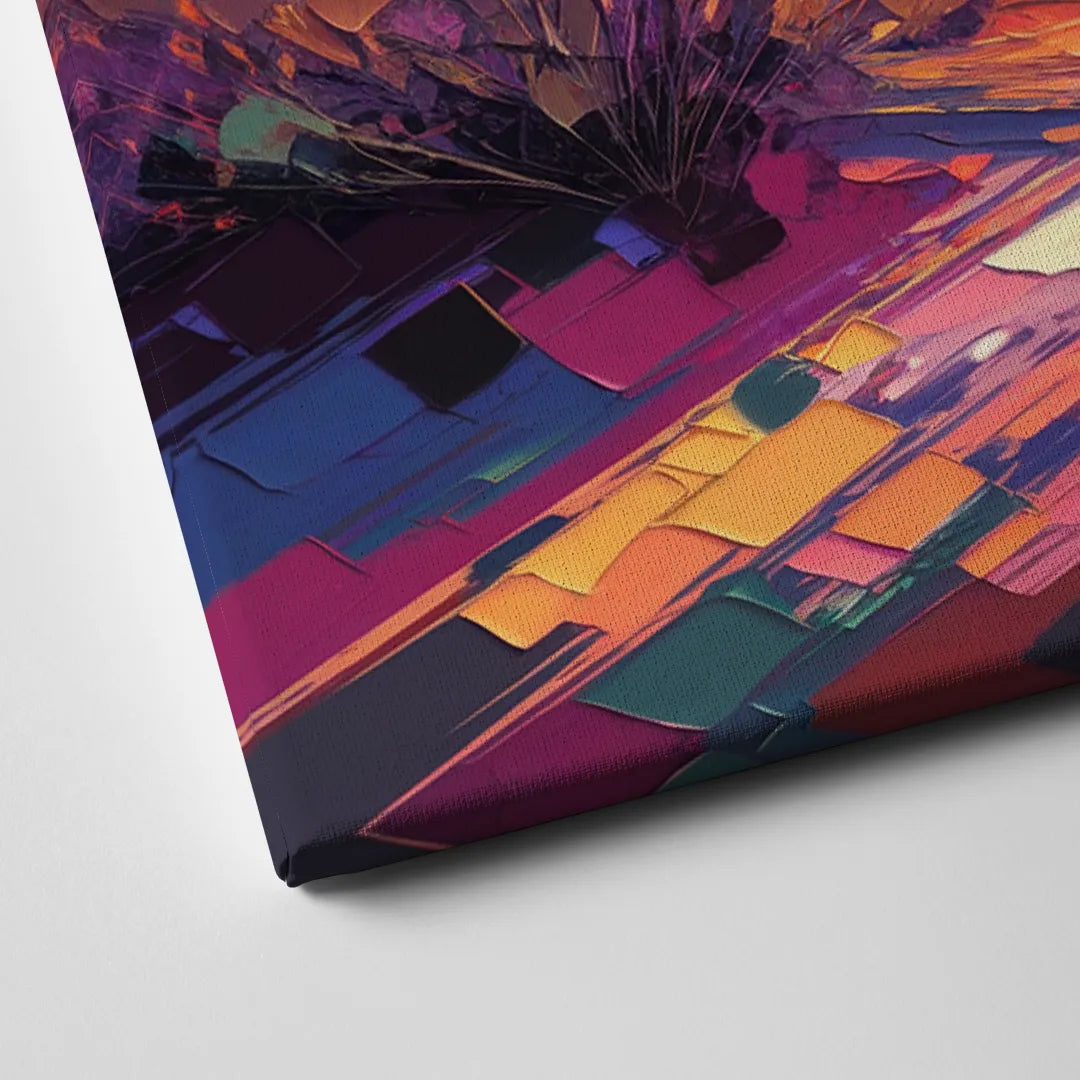 Scottsdale Desert Sunset Canvas Close Up