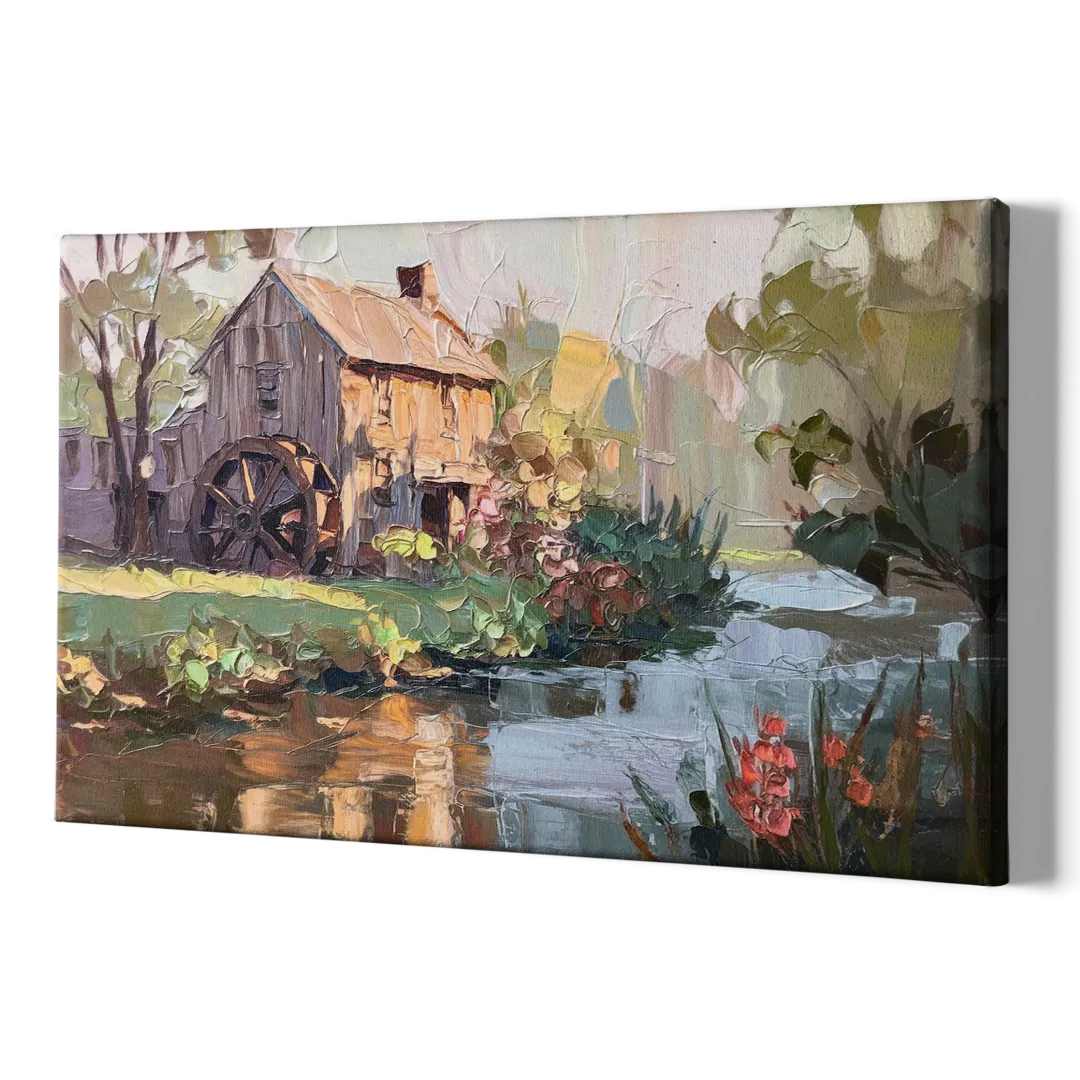 Rochester Flour Mill History - Canvas Print Art Sides