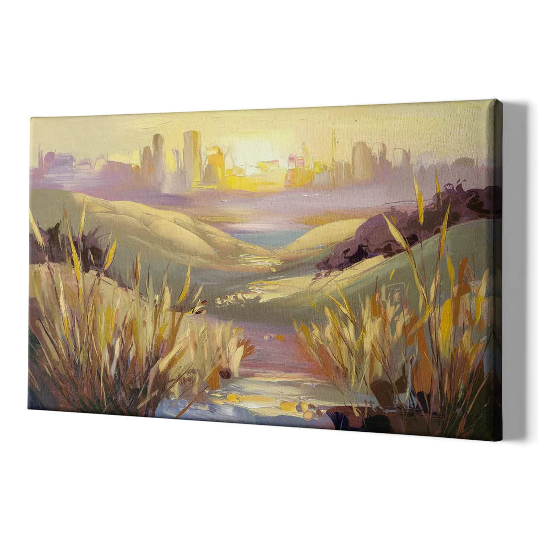San Jose Scenic Sunset - Canvas Print Art Sides