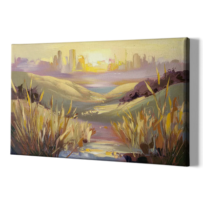 San Jose Scenic Sunset - Canvas Print Art Sides