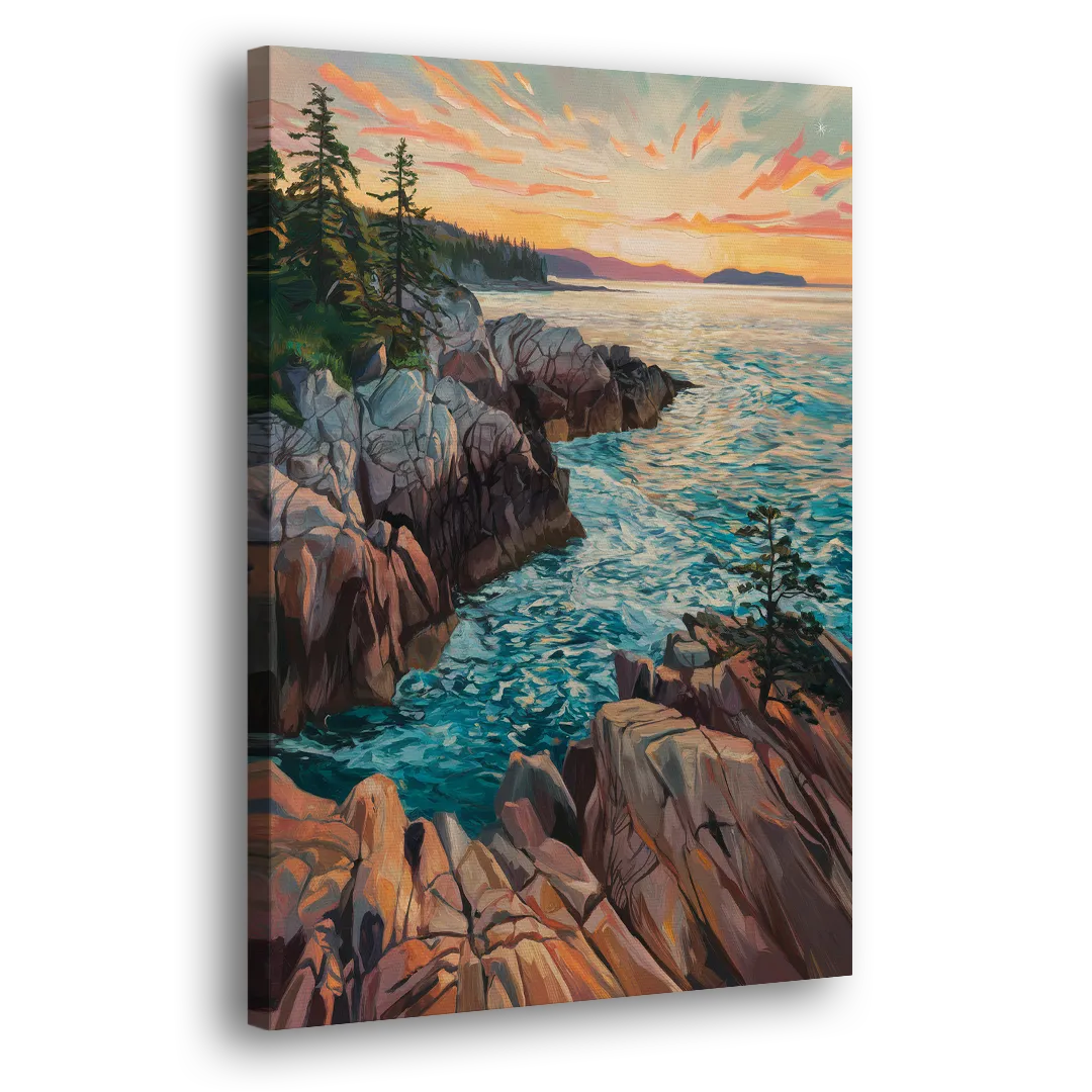 Bar Harbor Acadia National Park - Canvas Print Art Sides