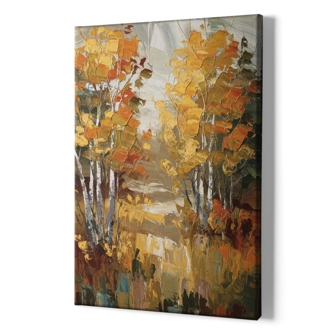 Vail Aspen Forest - Canvas Print Art Sides