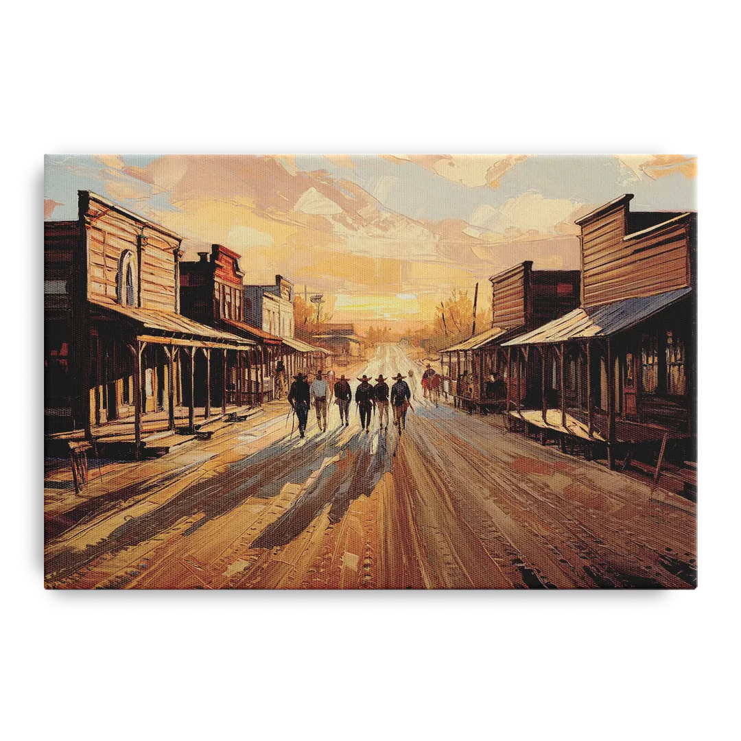 Tombstone Historic Main Street - Canvas Wall Art